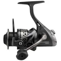 Szary kołowrotek Shimano Cusima 3000, idealny wybór, jeśli zastanawiasz się, jaki kołowrotek na spinning.