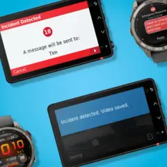 Garmin to firma, która dba o bezpieczeństwo. Zegarki i telefony pokazują lokalizację, powiadomienia o wypadkach i wiadomości.