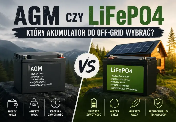 AGM vs LiFePO4: jaki akumulator do łodzi wędkarskiej? Porównanie technologii, wagi i żywotności.