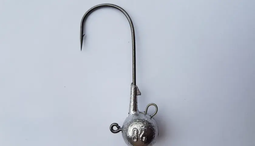 Ołówkowa główka jigowa z hakiem, idealna do gum 12 cm. Waga 28g.